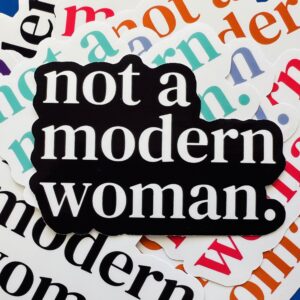 Modern Woman Sticker